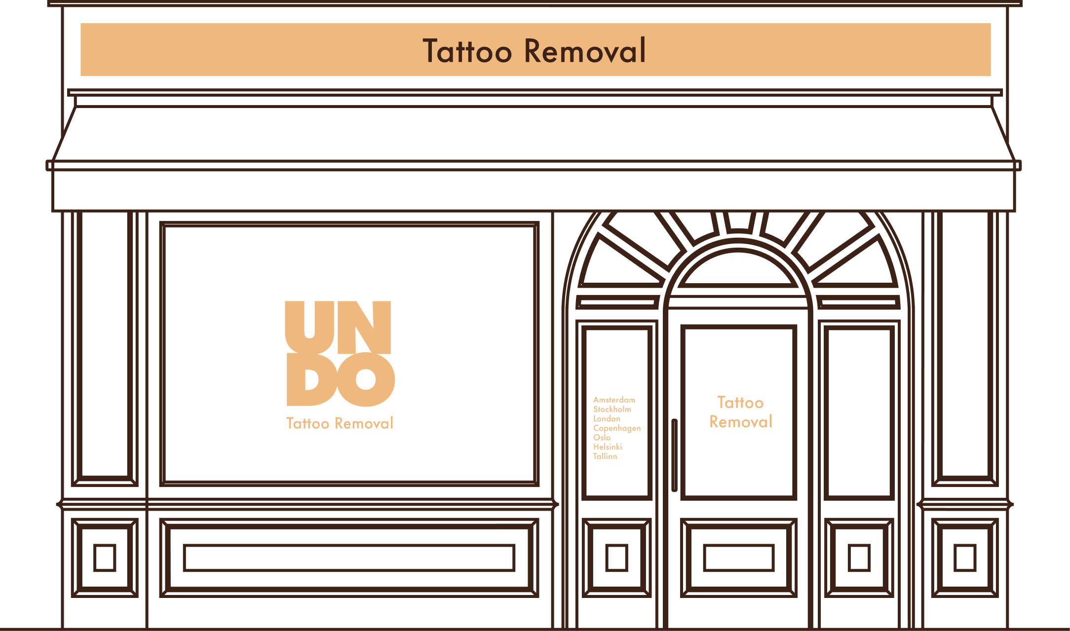 We Are Undo storefront — Tattoo Removal